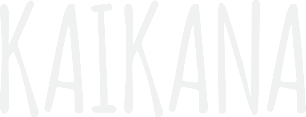 White Kaikana logo
